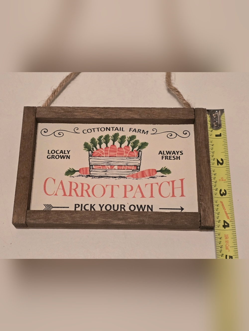Easter Mini Wood Sign - Picture 4 of 4